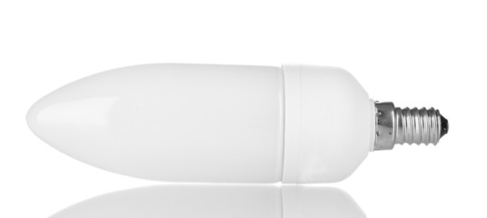 Energy saving lamp isolated on white