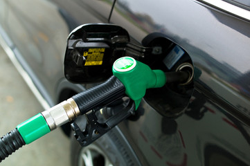 Zapfhahn für Benzin einer Tankstelle