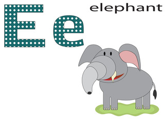 Children alphabet, E