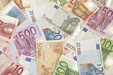 Obraz na płótnie Canvas Euro Geldscheine