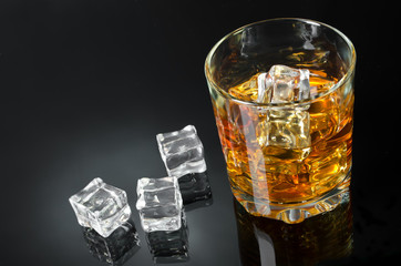 Whisky with ice