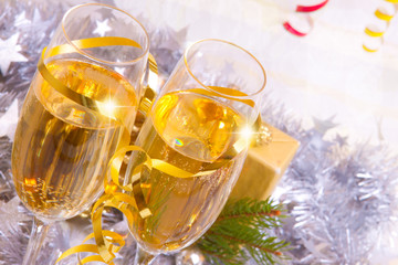 Champagne glasses