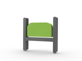 3d Icon Einzelzimmer