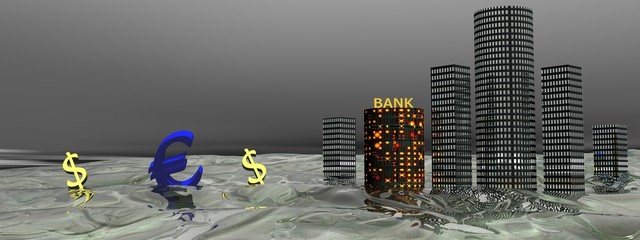 euro and buildings