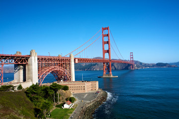 Golden Gate Bridge with Skyline of San Francisco