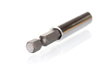 Construction bit isolated on white