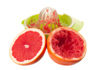 Fototapeta na wymiar Grapefruit juice