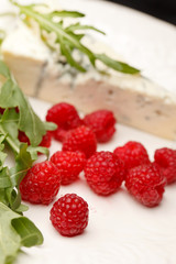 cheese and raspberry