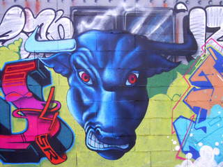 Graffiti Stier