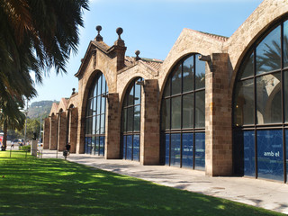 Naklejka premium Nautical museum in Barcelona, Spain.