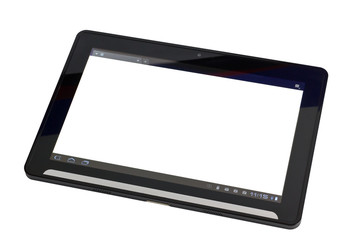 Modernet Tablet PC freigestellt,leeres display