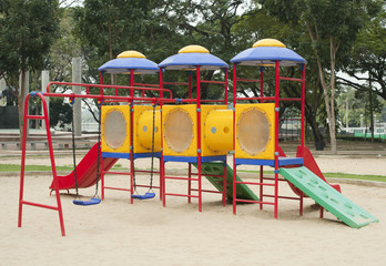 Children playground colorful