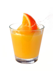 orange juice splash