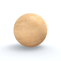 Holzkugel - Birke Maser