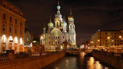 Fototapeta na wymiar St Petersburg, Kościół Matki Zbawiciela na Krwi