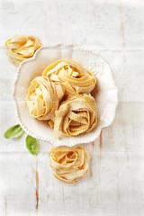 Italian pasta with vintage look