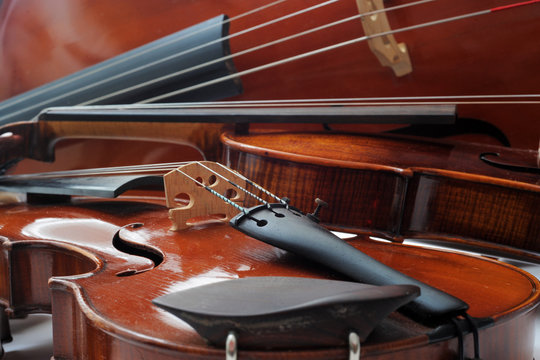 violons et violoncelle