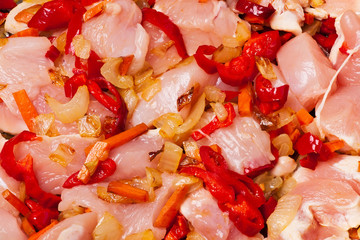 raw chicken meat