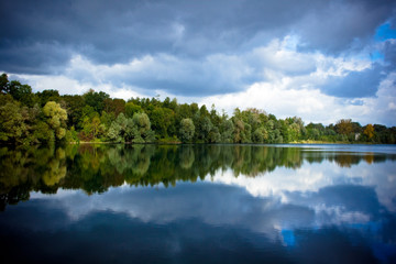 Fototapeta premium Spiegelung am See