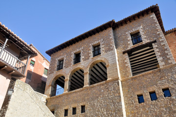 Fototapeta na wymiar Albarracin, pueblo en Teruel