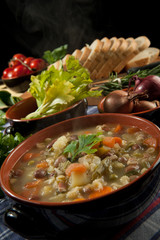Minestrone - Soup with vegetable