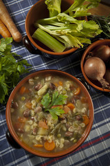 Minestrone - Soup with vegetable