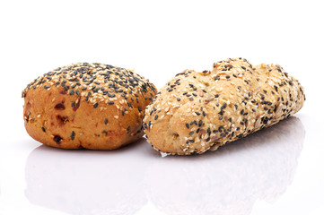Two kinds of whole wheat bread