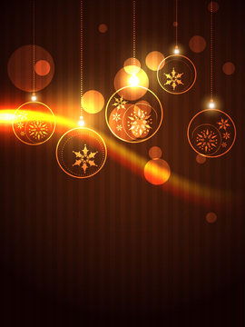 shiny christmas background