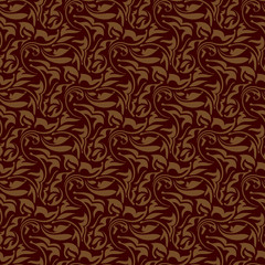 Brown seamless wallpaper pattern