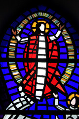 stained glass window