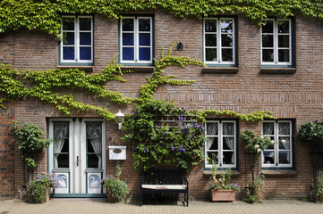 Fototapeta na wymiar Haus in Friedrichstadt