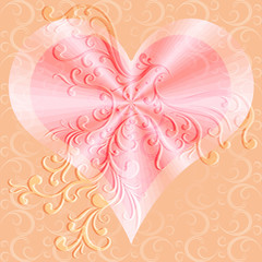 Pink valentines background