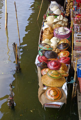 Boat in float market