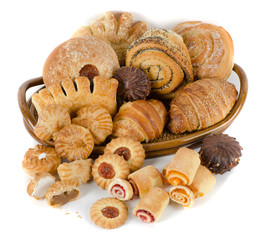 Bakery foodstuffs set