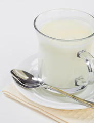 Milk in a cup