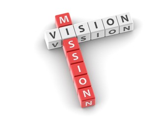 Buzzwords: Mission vision © tang90246