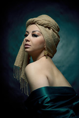 portrait of a beautiful arabic girl