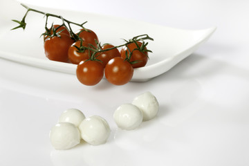 pomodori e  mozzarella
