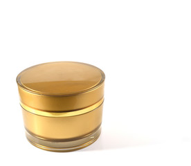 gold bottle for cosmetic