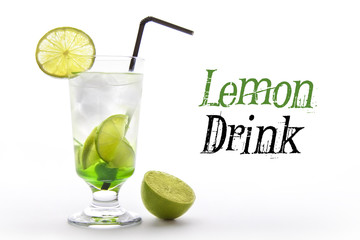 lemon drink - obrazy, fototapety, plakaty