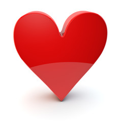 herz spielkarte hearts playing card symbol 3d