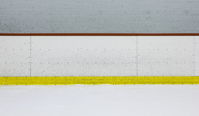 Obraz premium Hockey Rink Boards