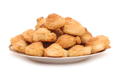 plate of fresh with homemade cookies