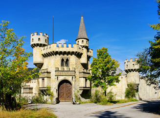 Fototapeta na wymiar Burg Seefeld - Seefeld castle 01