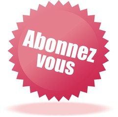 étiquette abonnez-vous