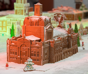 Christmas gingerbread palace
