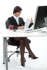 Работа в офисе.