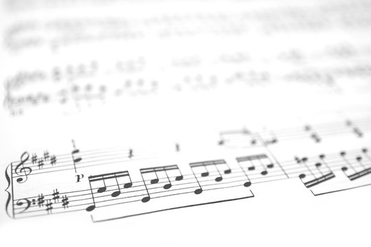 Music Notes, classical sheets 