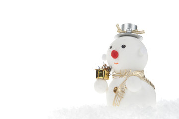 happy christmas snowman toy