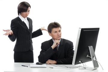 Работа в офисе.